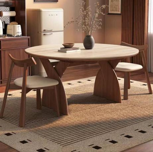 Set di <span class=keywords><strong>Tavolo</strong></span> da Pranzo Rettangolare Estensibile e Sedie in <span class=keywords><strong>Legno</strong></span> <span class=keywords><strong>Massello</strong></span> di Ardesia, Design Scandinavo <span class=keywords><strong>Moderno</strong></span> di Lusso, Durevole, per 4~8 Persone - Product Image 6