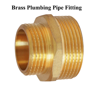 Raccord de plomberie YOD personnalisé <span class=keywords><strong>sans</strong></span> plomb DZR, raccord de tuyauterie 3/4 1/2 pouce BSP/NPT, adaptateur fileté mâle, raccord hexagonal réducteur en laiton - Product Image 2