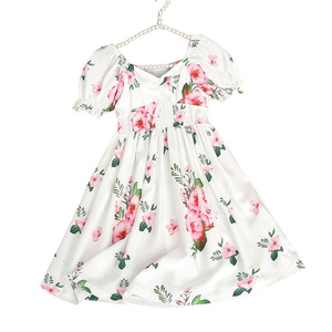 White Puffy Dresses for Girls - Knee-Length Party Wear