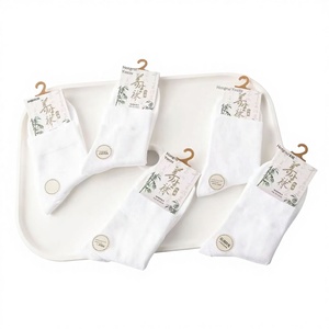 Calcetines <span class=keywords><strong>de</strong></span> Fibra <span class=keywords><strong>de</strong></span> Bambú para Mujer, Transpirables, Suaves, Tejidos, a Media Pantorrilla, <span class=keywords><strong>de</strong></span> Color Sólido, Estilo Casual <span class=keywords><strong>de</strong></span> Negocios, Envío Directo - Product Image 4