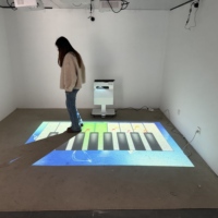 Projecteur holographique interactif IMAX d'intérieur personnalisé pour une expérience de cinéma orbital immersive