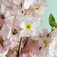 130cm Künstlicher Kirschblütenbaum Hochwertige Simulationsblumen Hochzeits- und Partydekoration Innenbereich Immergrüne Valentinstag-Dekoration