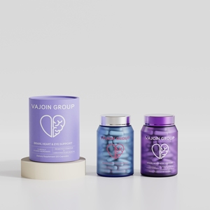 Botella de Vidrio de 250 ml con Impresión de Logotipo en Color Personalizado para Cápsulas de Vitaminas y Tabletas, Solución de Empaque para Nutracéuticos - Product Image 2
