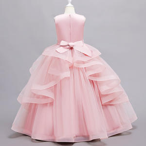 <span class=keywords><strong>Robe</strong></span> sans manches haut de gamme pour filles <span class=keywords><strong>robe</strong></span> de princesse moelleuse assistant à la <span class=keywords><strong>robe</strong></span> de soirée de l'hôte de <span class=keywords><strong>mariage</strong></span> - Product Image 4