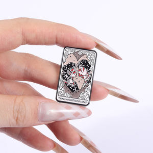 LAS COSAS SON MEJOR si ME QUEDO Broche Esmalte Pins Cubierta de American Punk Band Álbum de música Broches Insignia de solapa Accesorios de joyería - Product Image 4