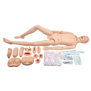 Maniquíes de enfermería avanzados para prácticas de enema en hombres y mujeres, cateterización urinaria y reanimación cardiopulmonar. - Product Image 1