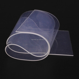 부드러운 미끄럼 방지 투명 실리콘 고무 매트 0.8*300*370mm 식품 등급 절단 서비스 - Product Image 4