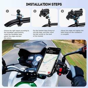 Soporte de Teléfono para Bicicleta de Liberación Rápida Personalizado Kewig, Soporte Universal para Teléfono Celular de Bicicleta y Motocicleta para <span class=keywords><strong>GPS</strong></span> y Teléfonos Móviles - Product Image 5