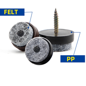 Đồ Nội Thất Trượt Vít Trên Đồ Nội Thất Chống Trượt Cảm Thấy Pad Màu Đen 24Mm 28Mm Trượt Sàn Bảo Vệ Cho Chân Gỗ Chân Bàn Ghế - Product Image 6