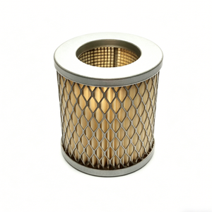 Cartouche de filtre à air plissée en papier pour usine, avec embout métallique personnalisé, élément filtrant anti-poussière SC000370 - Product Image 1