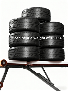 Équipement de fitness pliable pour la maison, haltères, musculation, exercices, <span class=keywords><strong>banc</strong></span> réglable en hauteur, matériau PU, usage commercial - Product Image 5