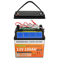 Batterie portable LiFePO4 à cycle profond JBD BMS 12,8V 100Ah 314Ah 4kWh avec Bluetooth pour stockage d'énergie domestique – Entrepôt UE