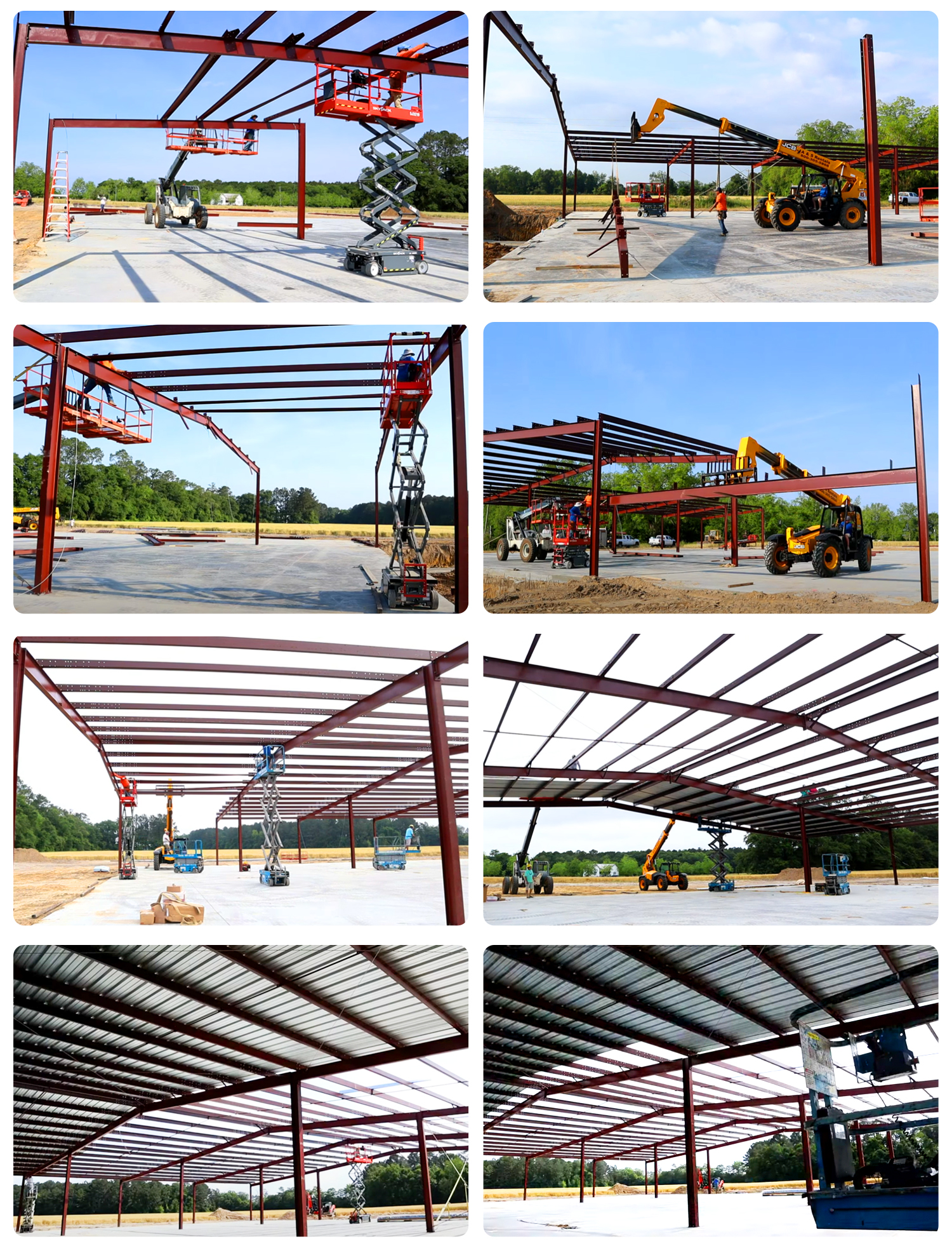 Steel Structure Building Kits for Prefabricated Metal Buildings OEM