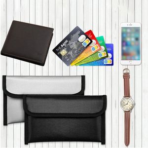 Small Water and Fire Resistant Zipper Pouch Fireproof <b>Document</b> <b>Bag</b> for Cash Passbook Bank Card and Money Filing Products - Product Image 5