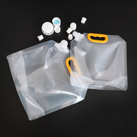 10L grand plastique pliable d'urgence porte-eau réservoir cruche conteneur sac pour le camping en plein air
