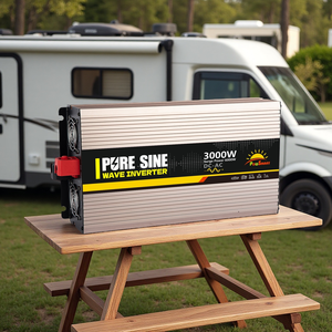 Biến tần sóng sin thuần 12V/24V 3000W/6000W 110V/220V với điều khiển bằng ứng dụng di động, phù hợp cho xe tải nặng và rơ moóc. - Product Image 1
