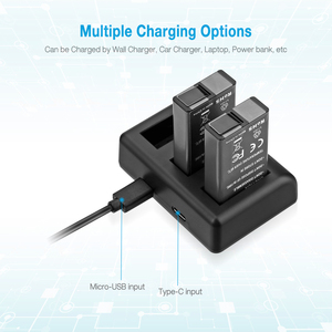 3 khe cắm bán buôn thay thế sạc nhanh sạc pin máy ảnh sạc cho <span class=keywords><strong>Gopro</strong></span> Max Pin - Product Image 5