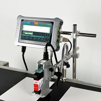 Les plus récentes imprimantes d'impression de Logo à jet d'encre industrielle thermique TIJ 12.7mm QR 2D Code Date Machine de codage par lots de codes à barres