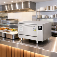 Cuisinière à riz électrique professionnelle à un seul compartiment, en acier inoxydable, pour comptoir, idéale pour les hôtels, restaurants et cuisines