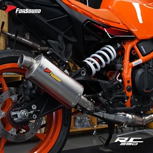 โรงงานฟอร์ซาวนด์ ราคาขายส่ง ท่อไอเสียรถมอเตอร์ไซค์ <span class=keywords><strong>KTM</strong></span> <span class=keywords><strong>Duke</strong></span> <span class=keywords><strong>390</strong></span> RC390 ปี 2024-2026 รุ่นดัดแปลงสำหรับการแข่งขัน แบบสวมติดตั้งง่าย - Product Image 5