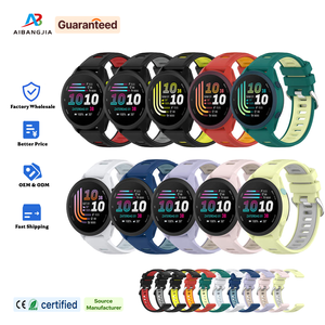 Bracelet de montre pour <span class=keywords><strong>Garmin</strong></span> <span class=keywords><strong>Forerunner</strong></span> 170, bracelet en silicone de 22 mm pour montres intelligentes <span class=keywords><strong>Garmin</strong></span> <span class=keywords><strong>Forerunner</strong></span> 70 970 570 965 pour femmes et hommes - Product Image 1