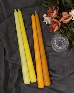 Beeswax Church Prayer Taper Candles for Holiday Weddings & Home Decoration - Product Image 3