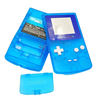 Coque de protection complète WEIAI pour console GameBoy Color GBC, avec écran et kit de boutons, tampons en caoutchouc conducteurs