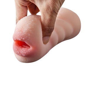 Masturbador con doble bolsillo para hombre, juguete sexual realista con Vagina y boca abierta, fabricante de masturbación - Product Image 1