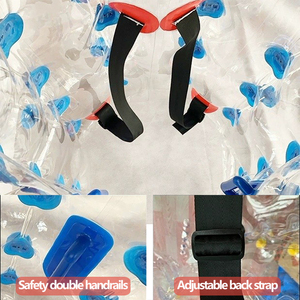 Leuke opblaasbare PVC bumperballen, 3m diameter, warmgelast, milieuvriendelijk, eenvoudige opzet voor teambuilding, commercieel/buitengebruik - Product Image 3