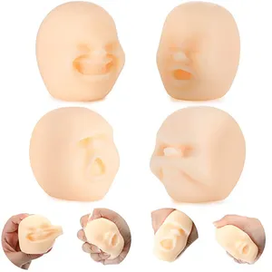 Novelty Human Face Emotion Vent Ball Sensory Toy Autism Therapy Antistress Squishy Funny Gifts Party Favors For Kids And Adult