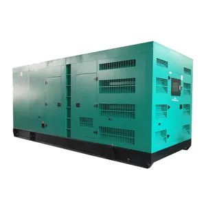 50Hz 400V 800kw Cummins Generator KTA38-G5 Động Cơ Diesel 1000kva Cách Âm Genset