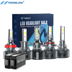 Produit de gros Top 3 : Ampoule de phare LED 100W 15000Lm avec <span class=keywords><strong>décodeur</strong></span>, refroidissement par tube de cuivre, ajustement universel H7 9005, garantie 2 ans - Product Image 1