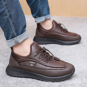 Scarpe da <span class=keywords><strong>uomo</strong></span> 2025 inverno nuovo stile in pile foderate calde e comode scarpe da papà - Product Image 5
