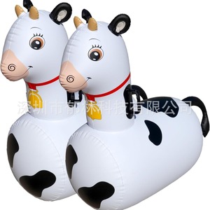 Caballo inflable de unicornio para niños, juguete de vinilo para montar, equipo de juego al aire libre, edad de 5 a 7 años, unisex - Product Image 4