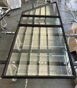 Tùy chỉnh hiệu suất cao Ba tráng men hình dạng đặc biệt Nhôm cố định tam giác cửa sổ tròn - Product Image 5