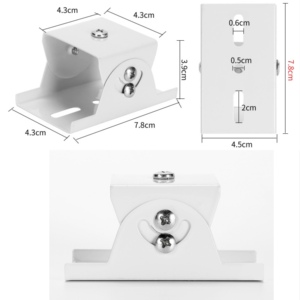 מבצע חם! תושבת אוניברסלית קטנה בצורת מקור ברווז למצלמות אבטחה, תושבת מתכווננת ומתקן להעברת מצלמות אבטחה או מעמד בצורת מקור ברווז - Product Image 2