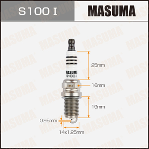 S100I MASUMA  Bougie d'allumage double iridium d'origine pour <span class=keywords><strong>Nissan</strong></span> pour Toyota - Product Image 2