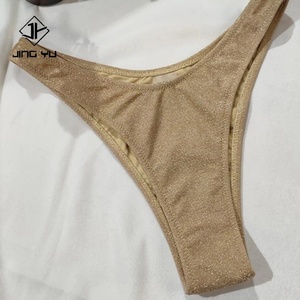 Maillot de bain sexy scintillant avec logo personnalisé 2024, bikini de créateur, vêtements de plage, ensemble de bikini à lanières brillantes - Product Image 5