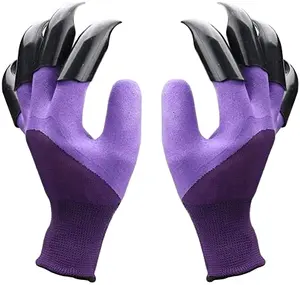 Garden Gloves With Claws Digging And Planting Gloves Labor Protection Gloves