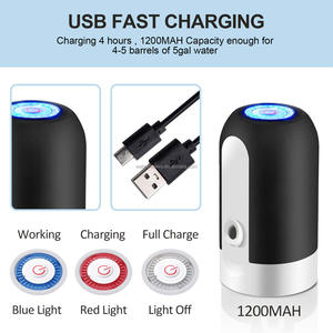 Bouteille d'<span class=keywords><strong>eau</strong></span> Portable à recharge USB universelle, <span class=keywords><strong>pompe</strong></span> électrique automatique pour boire, pour la maison, la cuisine, le bureau et le <span class=keywords><strong>Camping</strong></span> - Product Image 4