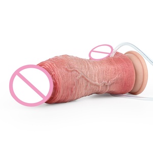 OS-ADLCQZS5017 Inflatable Squirting <b>Dildo</b> Soft Silicone Realistic Huge Penis Female Masturbator Adult Sex Toys Wholesale - Product Image 4