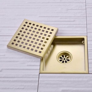 OEM Brass thép không gỉ 304 vòi hoa sen xả phòng tắm đánh bóng thoát nước sàn - Product Image 6