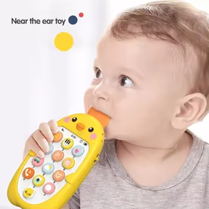 Phim Hoạt Hình Dễ Thương Gà Đồ Chơi Giáo Dục Với Song Ngữ Thiết Kế Cho 2-4 Năm Tuổi Nhựa Điện Thoại Di Động Học Tập Đồ Chơi - Product Image 2