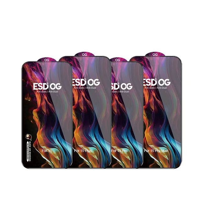 2.5d ESD OG High Transparent Anti-Fingerprint Anti Shock Tempered Glass Anti Static Screen Protectors for samsung A10 A12 A14