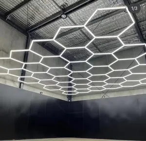 Rgb Changing Hexagon Lighting Gym Shop Bar Night Club Design Led Light Ceiling