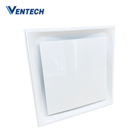Système HVAC Ventech, grilles d'aération décoratives plates, diffuseurs d'air plats à 2 cônes pour la climatisation