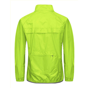 ZUJA Lightweight Fluorescent Color Zipper Windbreaker Water Proof <strong>Running</strong> <strong>Jacket</strong> for <strong>Man</strong> - Product Image 2