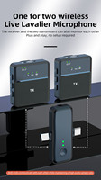 Micrófono Inalámbrico SX31 con Estuche de Carga, Micrófono de Solapa Portátil para Teléfono Celular