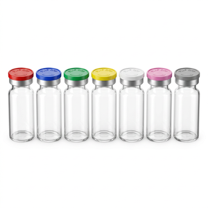 Multi Shade Embossed Top Easy Tear Flip Off Lids for Peptide Biotech Lab Glass Xilin Vial Specimen Storage Matching Caps - Product Image 5