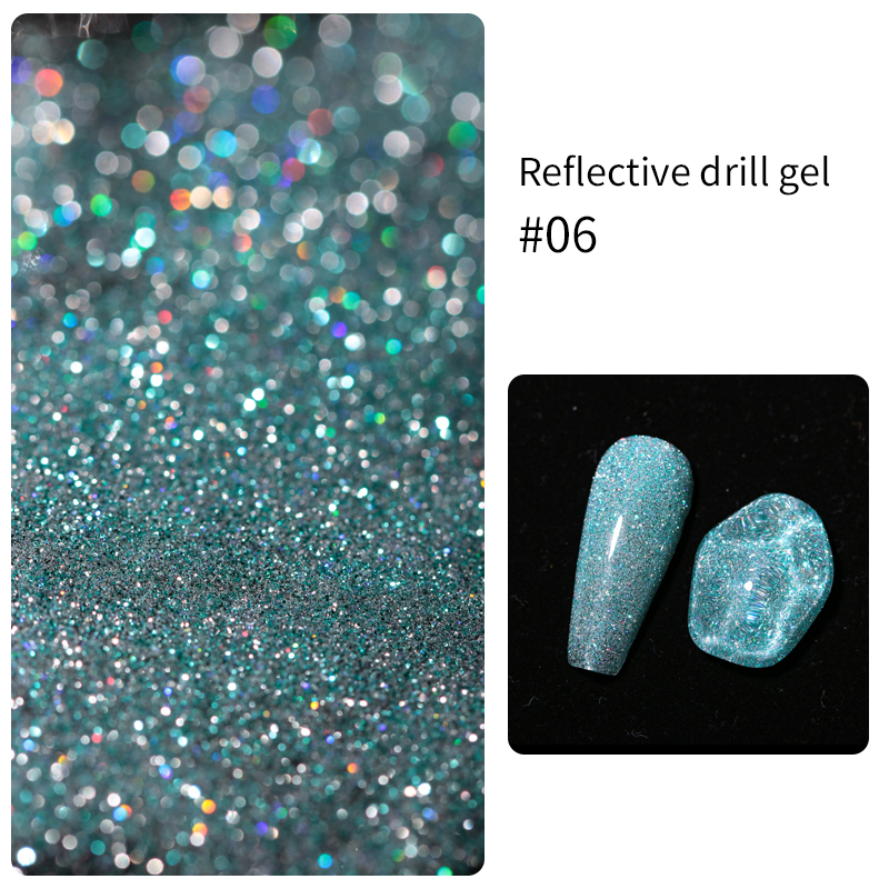 #06 Gel pailleté réfléchissant